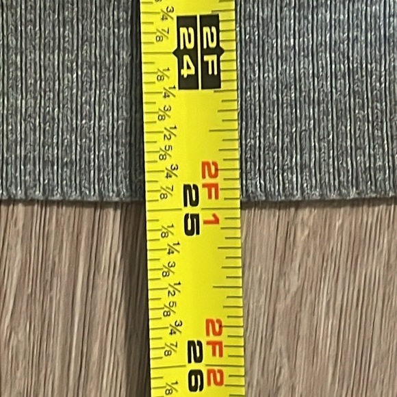 Chico's Women’s Turtleneck Sweater Large Grey Silk Blend Ashlan Basic Classic - Picture 12 of 13